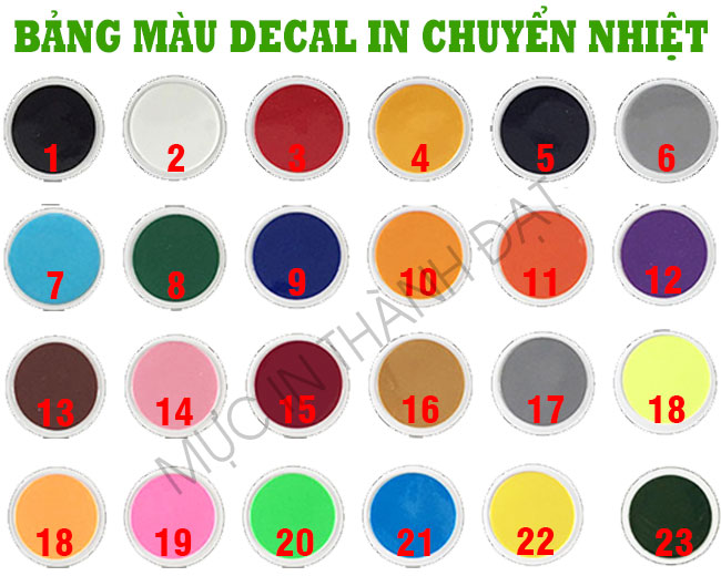 Giấy in decal chuyển nhiệt